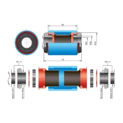 Adaptador De Pedalier FSA De PF30/BB30 A Shimano/FSA 24mm