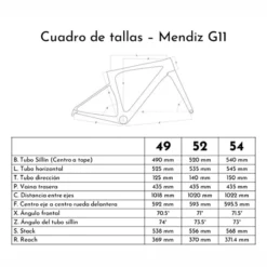 Bicicleta MENDIZ G11 GRX 400 Gris Azulado -Ciclismo Comercio bicicleta mendiz g11 grx 400 gris azulado 6