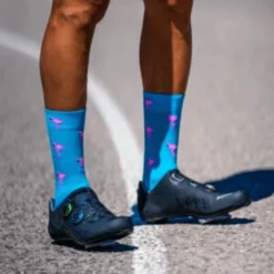 Calcetín Ciclismo Sporcks Flamingo Blue -Ciclismo Comercio calcetin ciclismo sporcks flamingo blue 4
