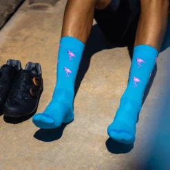 Calcetín Ciclismo Sporcks Flamingo Blue -Ciclismo Comercio calcetin ciclismo sporcks flamingo blue 5