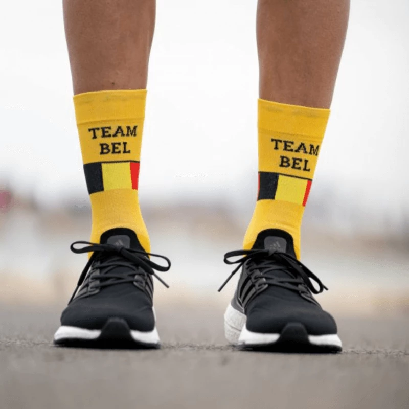 Calcetín Sporcks Team Bel Amarillo 4 Calcetín Sporcks Team Bel Amarillo - Imagen 2