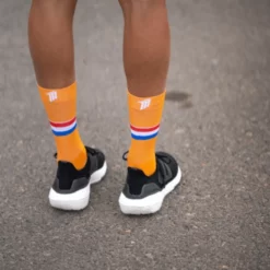 Calcetín Sporcks Team Ned Naranja 7 Calcetín Sporcks Team Ned Naranja -Ciclismo Comercio calcetin sporcks team ned naranja 2
