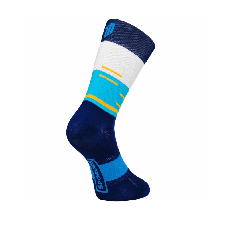 Calcetines Ciclismo Sporcks Grutenhutten Azul 3 Calcetines Ciclismo Sporcks Grutenhutten Azul