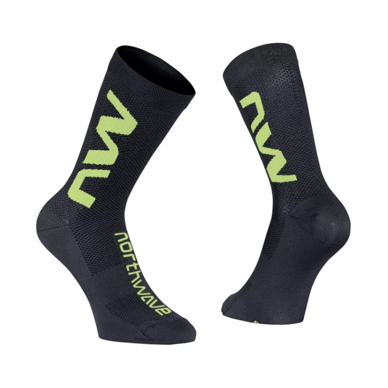 Calcetines Northwave Extreme Air Negro Amarillo 3 Calcetines Northwave Extreme Air Negro Amarillo