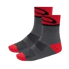 Calcetines Oakley 3.0 Gris Rojo -Ciclismo Comercio calcetines oakley 30 gris rojo