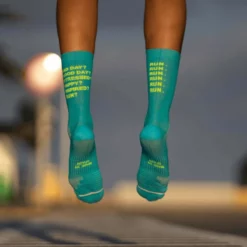 Calcetines Sporcks Just Run Verde -Ciclismo Comercio calcetines sporcks just run verde 4
