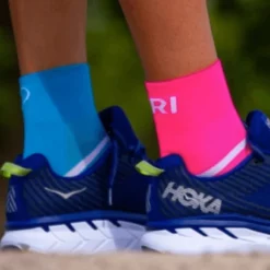 Calcetines Sporcks Six Seconds Azul Rosa -Ciclismo Comercio calcetines sporcks six seconds azul rosa 1