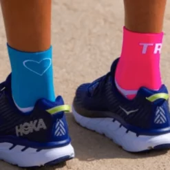 Calcetines Sporcks Six Seconds Azul Rosa -Ciclismo Comercio calcetines sporcks six seconds azul rosa 2