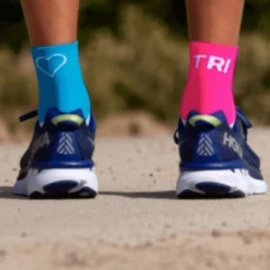 Calcetines Sporcks Six Seconds Azul Rosa -Ciclismo Comercio calcetines sporcks six seconds azul rosa 3