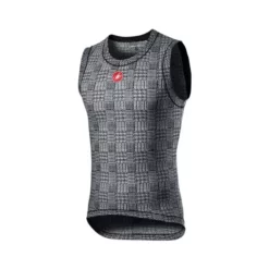 Camiseta Interior Castelli Pro Mesh Sin Mangas Negro Blanco