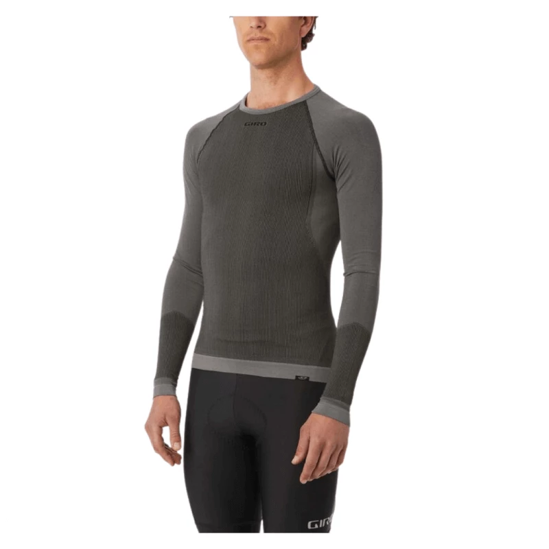 Camiseta Interior Manga Larga Giro Chrono Gris Oscuro 5 Camiseta Interior Manga Larga Giro Chrono Gris Oscuro - Imagen 3
