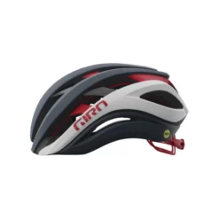 Casco Giro Aether MIPS Titanio Blanco Rojo