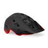 Casco Met Terranova Negro Rojo Mate -Ciclismo Comercio casco met terranova negro rojo mate