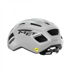 Casco Met Vinci Mips Blanco Plata Brillo -Ciclismo Comercio casco met vinci mips blanco plata brillo 2