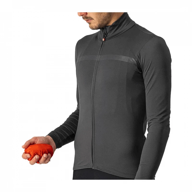 Chaleco Cortavientos Castelli Squadra Stretch Rojo Gris 6 Chaleco Cortavientos Castelli Squadra Stretch Rojo Gris - Imagen 4