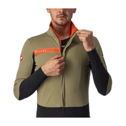 Chaqueta Castelli Beta Ros Verde Oliva Negro -Ciclismo Comercio chaqueta castelli beta ros verde oliva negro 2