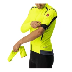 Chaqueta Castelli Perfetto RoS Convertible Amarillo Flour -Ciclismo Comercio chaqueta castelli perfetto ros convertible amarillo flour 4