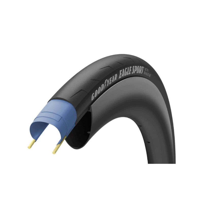 Cubierta Goodyear Eagle Sport 700X25 Plegable Negro 3 Cubierta Goodyear Eagle Sport 700X25 Plegable Negro