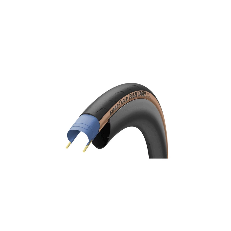 Cubierta Goodyear Eagle Sport 700X28 Plegable Negro Marrón 3 Cubierta Goodyear Eagle Sport 700X28 Plegable Negro Marrón