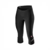 Culote Castelli Pirata Sin Tirantes Velocissima 2 Negro Rosa Fluor Mujer