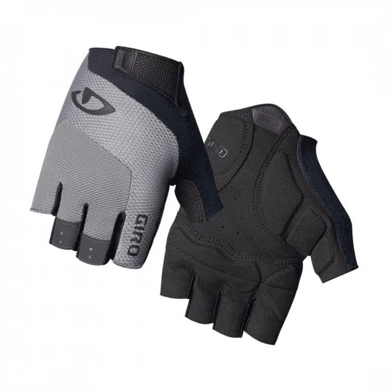 Guantes Giro Bravo Gel Cortos Gris 4 Guantes Giro Bravo Gel Cortos Gris - Imagen 2