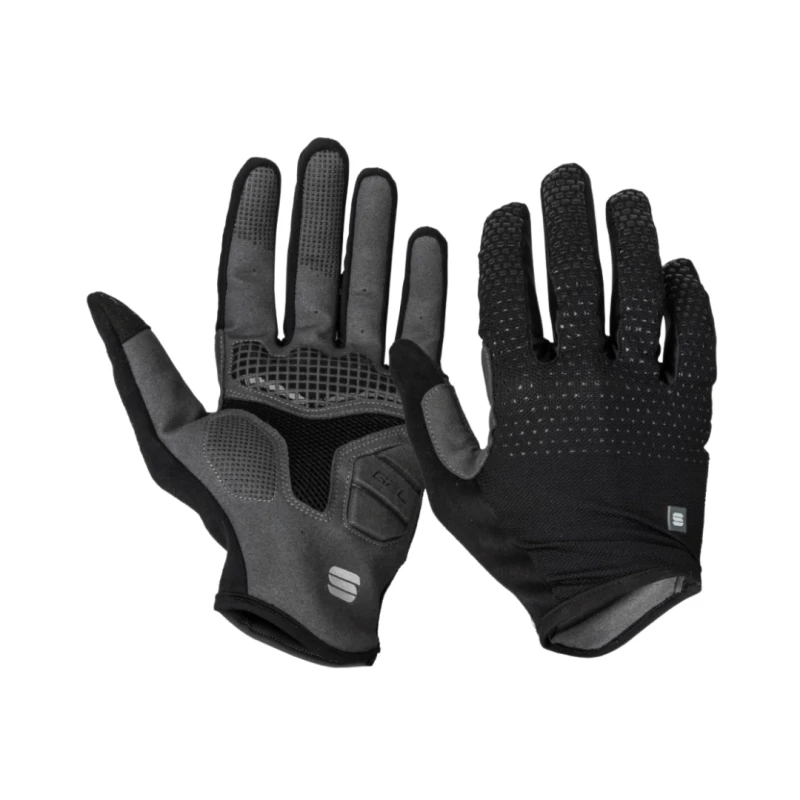 Guantes Sportful Full Grip Negro Gris 3 Guantes Sportful Full Grip Negro Gris