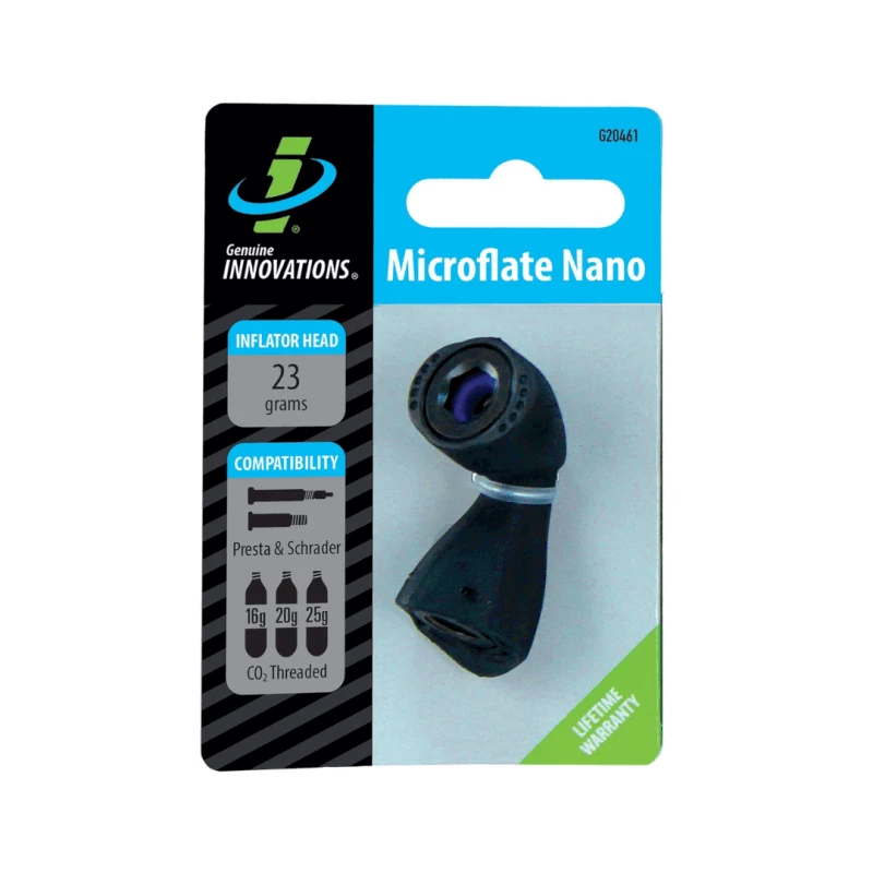 Inflador CO2 Genuine Innovations Microflate Nano Negro 4 Inflador CO2 Genuine Innovations Microflate Nano Negro - Imagen 2