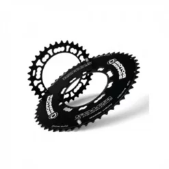 Juego De Platos Ovalados Rotor Qrings Compact 110 BCD Aero 52/36