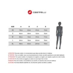 Maillot Castelli Anima 3 Manga Corta Negro Rojo Mujer -Ciclismo Comercio maillot castelli anima 3 manga corta negro rojo mujer 2