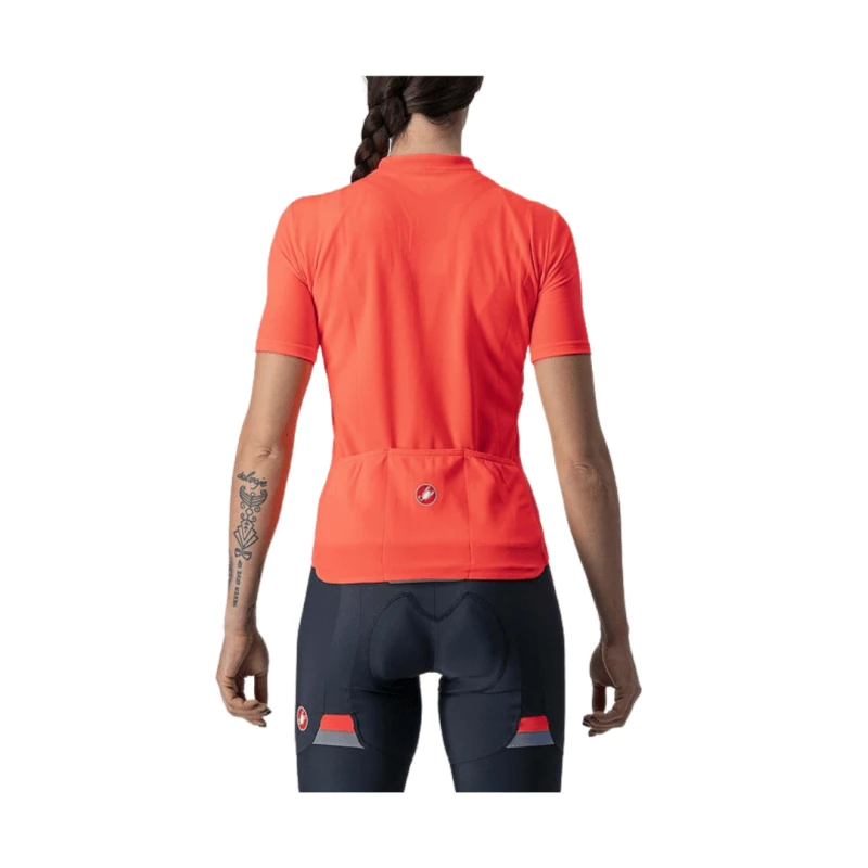 Maillot Castelli Anima 3 Naranja Mujer 4 Maillot Castelli Anima 3 Naranja Mujer - Imagen 2