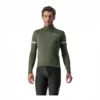 Maillot Castelli Fondo 2 FZ Manga Larga Verde Militar