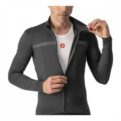 Maillot Castelli Pro Thermal Mid Gris -Ciclismo Comercio maillot castelli pro thermal mid gris 2