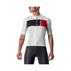 Maillot Castelli Prologo 7 Blanco Negro