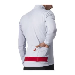 Maillot Castelli Puro 3 FZ Manga Larga Gris Plateado -Ciclismo Comercio maillot castelli puro 3 fz manga larga gris plateado 2