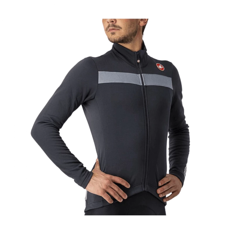 Maillot Castelli Puro 3 FZ Negro Claro Hombre 5 Maillot Castelli Puro 3 FZ Negro Claro Hombre - Imagen 3