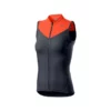 Maillot Castelli Solaris Negro Naranja Mujer -Ciclismo Comercio maillot castelli solaris negro naranja mujer