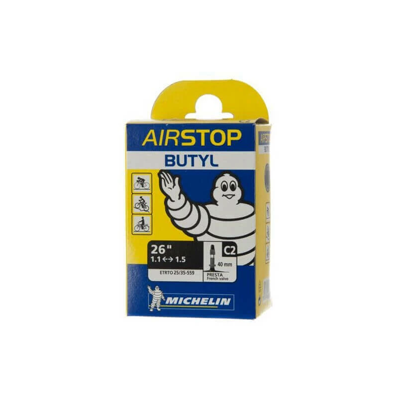 Michelin Butyl C2 26'' 1.1 - 1.5 Presta 40mm 3 Michelin Butyl C2 26'' 1.1 - 1.5 Presta 40mm