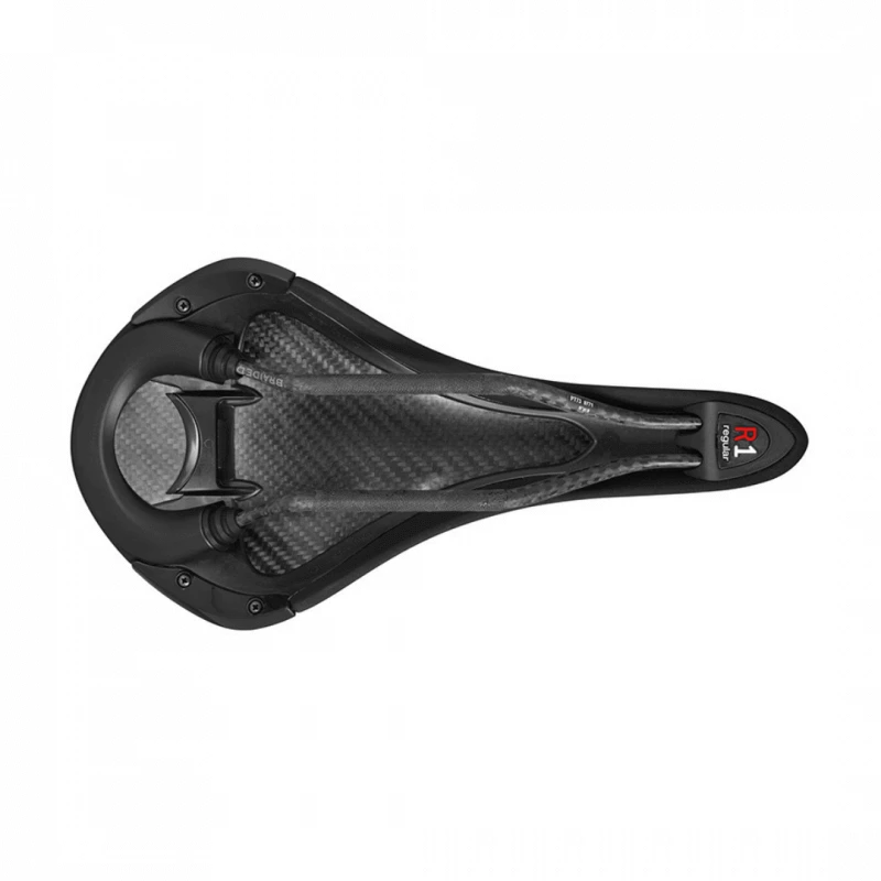 Sillín Fizik Aliante R1 Carbono Trenzado Negro 5 Sillín Fizik Aliante R1 Carbono Trenzado Negro - Imagen 3