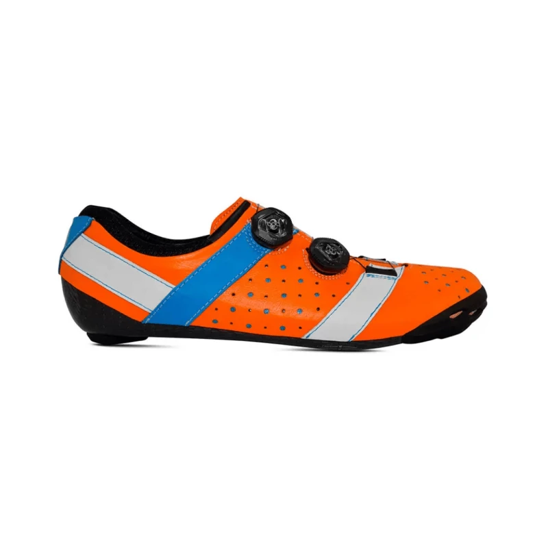 Zapatillas Bont Vaypor + Kangaroo Leather Naranja Azul 4 Zapatillas Bont Vaypor + Kangaroo Leather Naranja Azul - Imagen 2